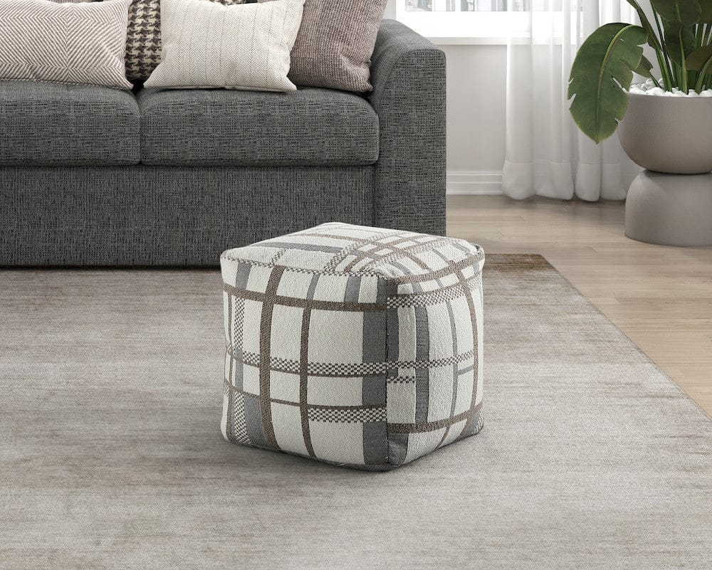 Homelegance  - Easley Pouf (no Wooden Frame) in Multi-color - P31007  view 3