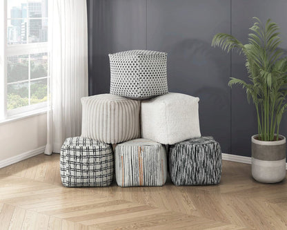 Homelegance  - Easley Pouf (no Wooden Frame) in Multi-color - P31008  view 5