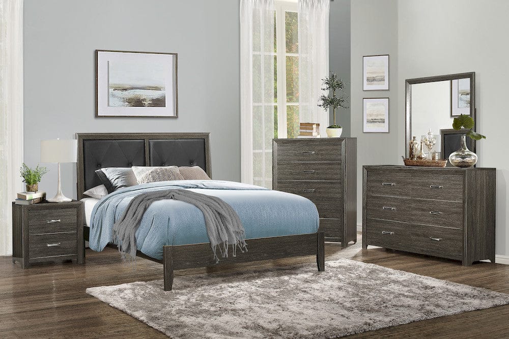 Homelegance  - Edina Queen Bed in Black - 2145NP-1x  view 3