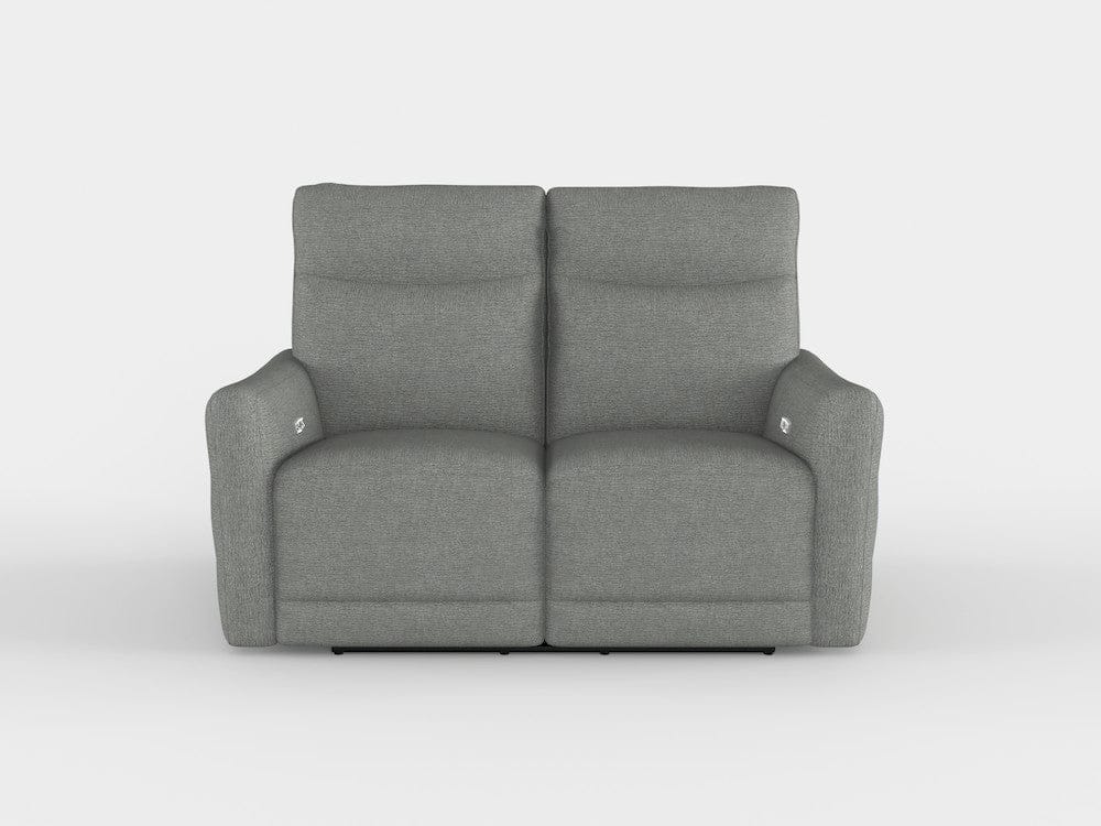 Homelegance  - Edition Power Double Lay Flat Reclining Love Seat W/ Power Headrests and USB Ports in Dove gray - 9804DV-2PWH  view 7