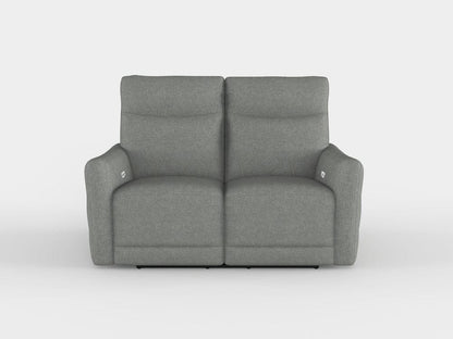 Homelegance  - Edition Power Double Lay Flat Reclining Love Seat W/ Power Headrests and USB Ports in Dove gray - 9804DV-2PWH  view 7