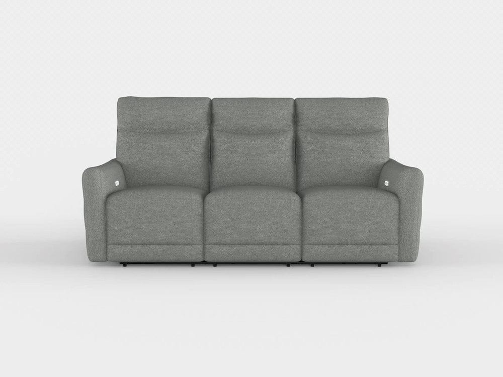 Homelegance  - Edition Power Double Lay Flat Reclining Love Seat W/ Power Headrests and USB Ports in Dove gray - 9804DV-2PWH  view 10