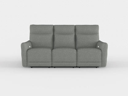 Homelegance  - Edition Power Double Lay Flat Reclining Love Seat W/ Power Headrests and USB Ports in Dove gray - 9804DV-2PWH  view 10