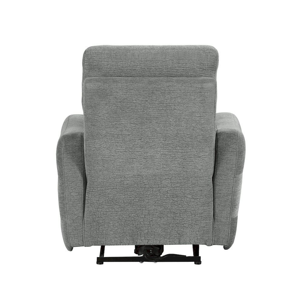 Homelegance  - Edition Power Lay Flat Reclining Chair W/ Power Headrest and USB Port in Dove gray - 9804DV-1PWH  view 6
