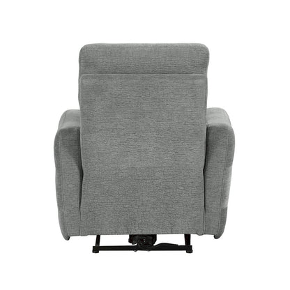 Homelegance  - Edition Power Lay Flat Reclining Chair W/ Power Headrest and USB Port in Dove gray - 9804DV-1PWH  view 6