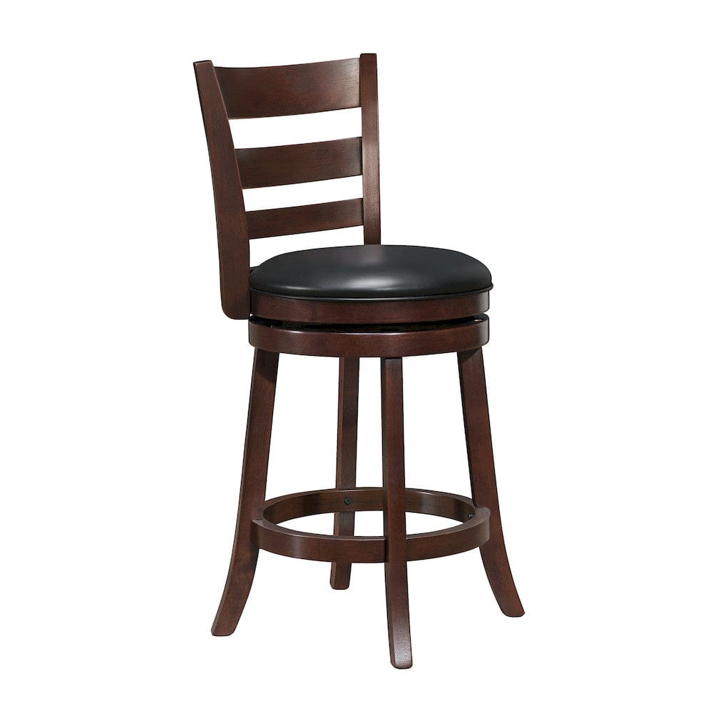 Homelegance  - Edmond Swivel Counter Height Chair in Black - 1144E-24S  view 1