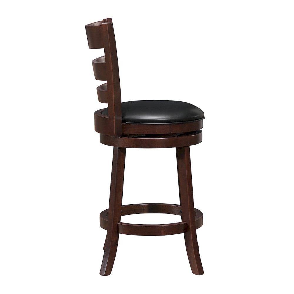 Homelegance  - Edmond Swivel Counter Height Chair in Black - 1144E-24S  view 4