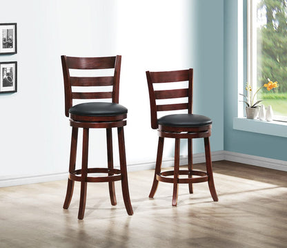 Homelegance  - Edmond Swivel Pub Height Chair in Black - 1144E-29S  view 2