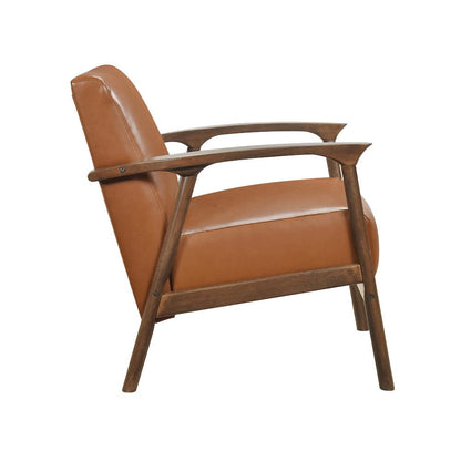 Homelegance  - Eli Accent Chair in Brown - 1060BRW-1  view 4