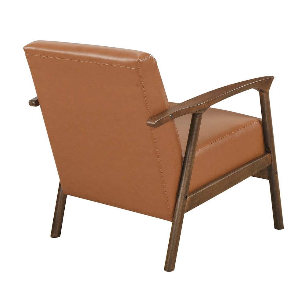 Homelegance  - Eli Accent Chair in Brown - 1060BRW-1  view 5