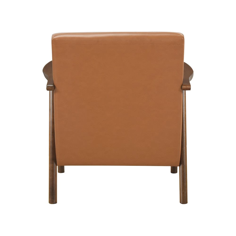 Homelegance  - Eli Accent Chair in Brown - 1060BRW-1  view 6