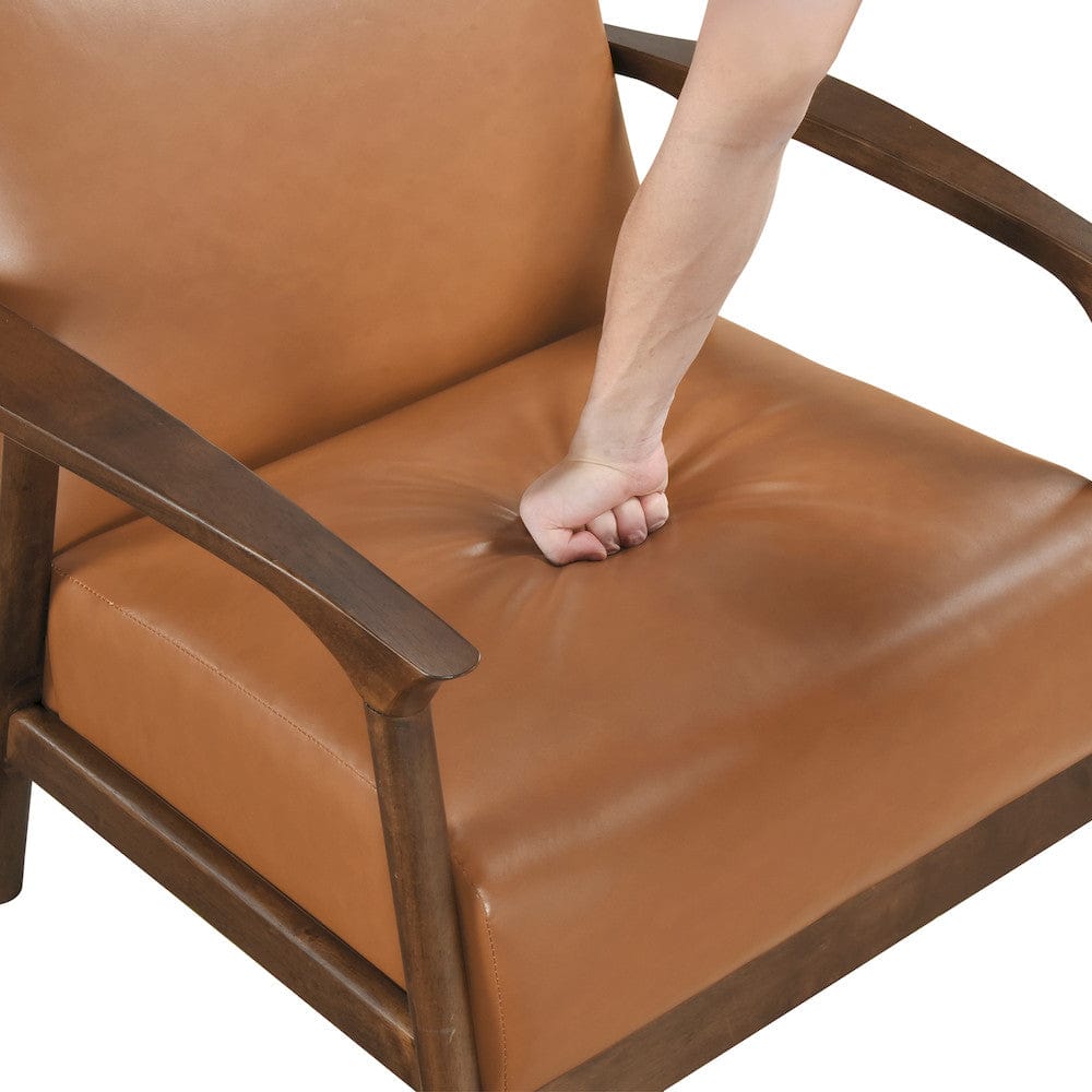 Homelegance  - Eli Accent Chair in Brown - 1060BRW-1  view 8
