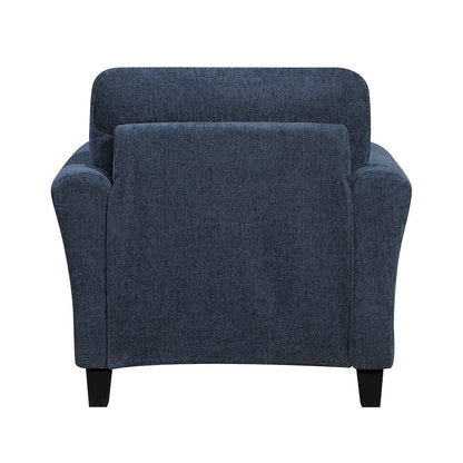 Homelegance  - Ellery Chair in Blue - 9209NFNV-1  view 5