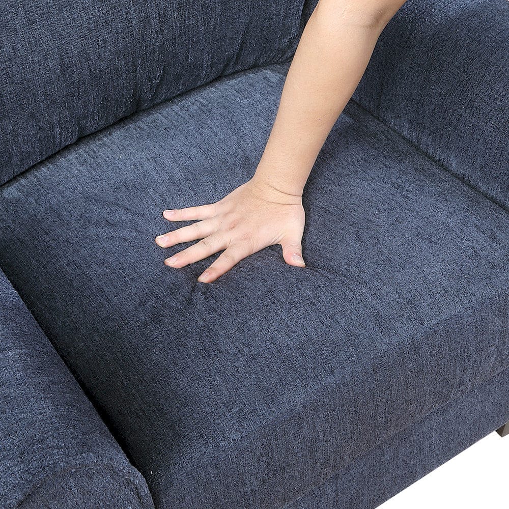 Homelegance  - Ellery Chair in Blue - 9209NFNV-1  view 6