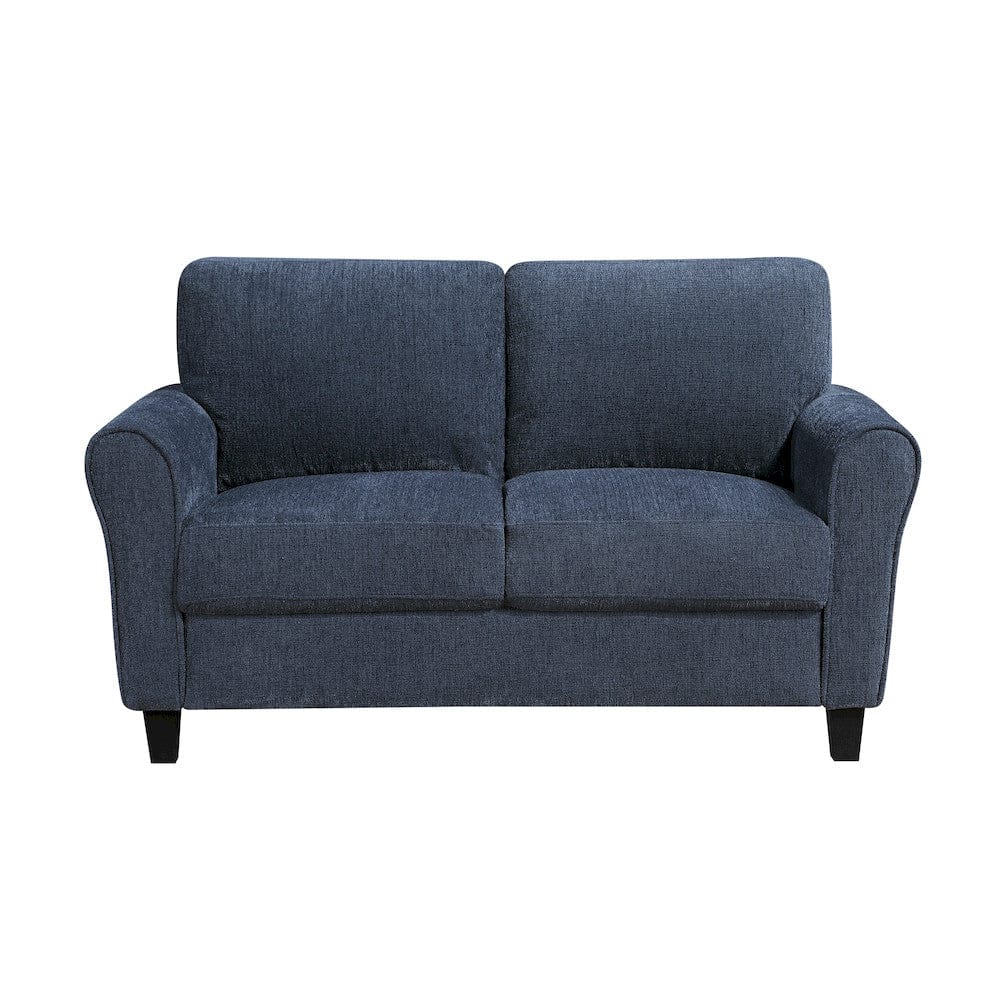 Homelegance  - Ellery Love Seat in Blue - 9209NFNV-2  view 1
