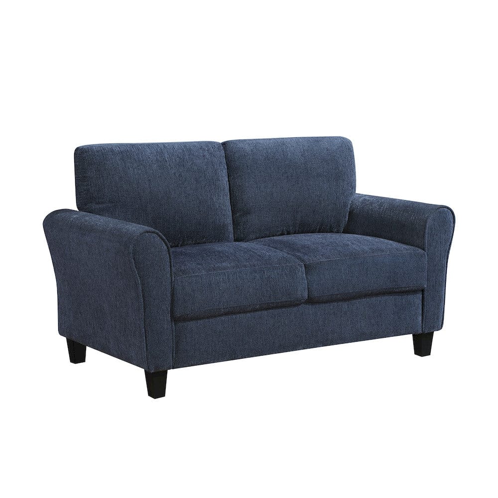 Homelegance  - Ellery Love Seat in Blue - 9209NFNV-2  view 9