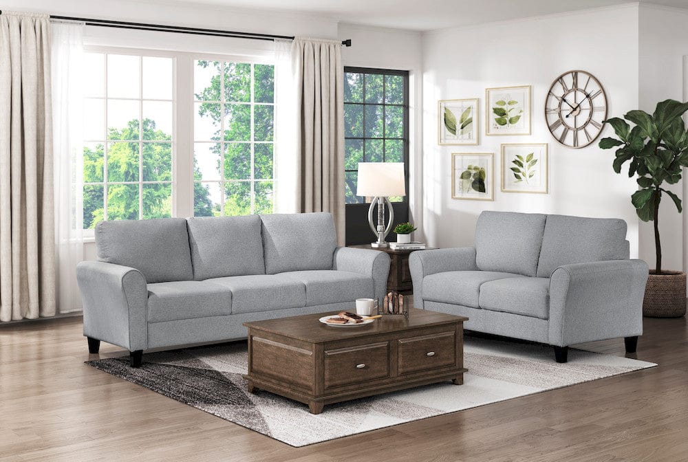Homelegance  - Ellery Love Seat in Dark Gray - 9209DG-2  view 4