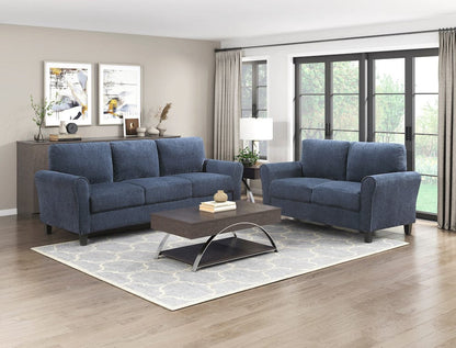 Homelegance  - Ellery Sofa in Blue - 9209NFNV-3  view 5