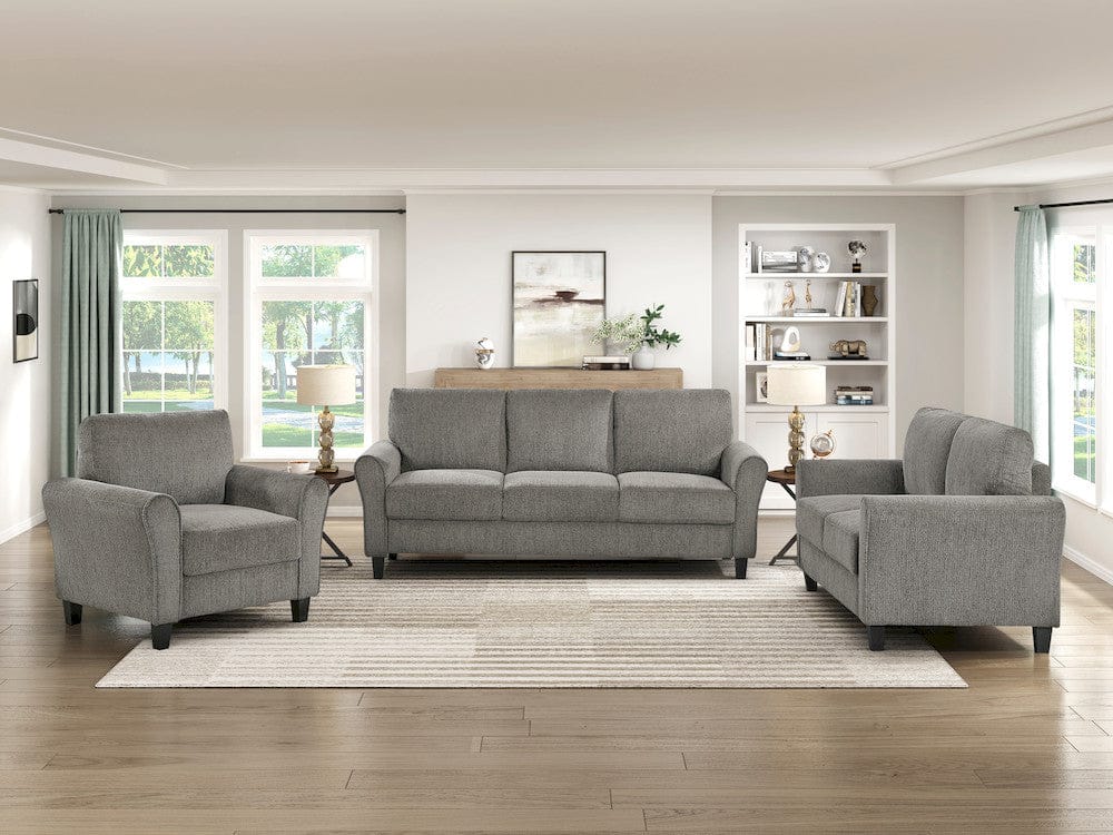 Homelegance  - Ellery Sofa in Brown - 9209NFPT-3  view 6