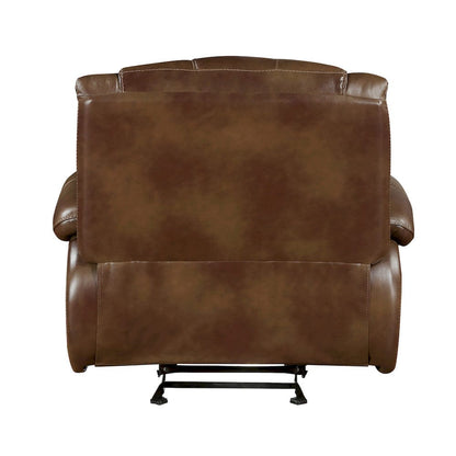Homelegance  - Ellicott Glider Reclining Chair in Brown - 9639BR-1  view 4