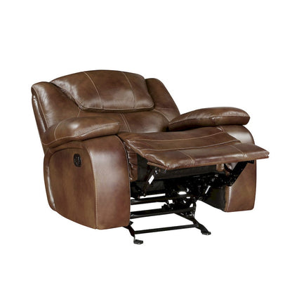 Homelegance  - Ellicott Glider Reclining Chair in Brown - 9639BR-1  view 5