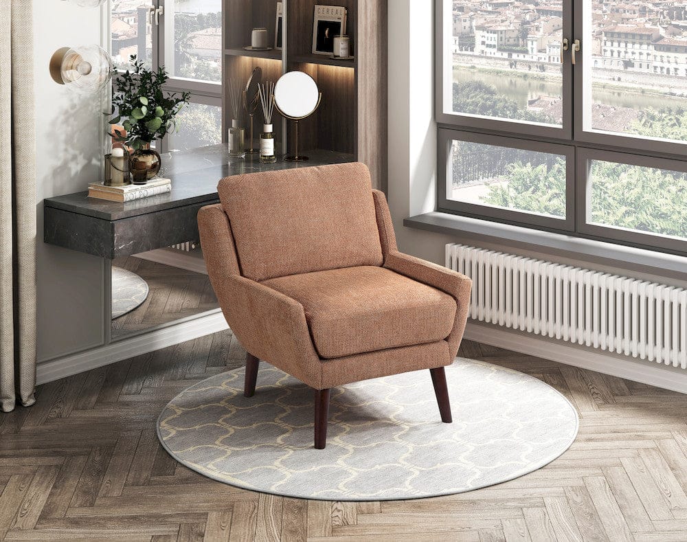 Homelegance  - Ellie Accent Chair in Orange - 1029RN-1  view 4