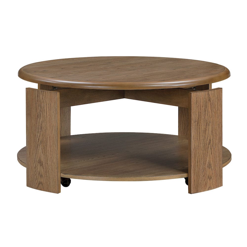 Homelegance  - Ellis Cocktail Table W/ Swivel Top - 3573-01RD  view 2