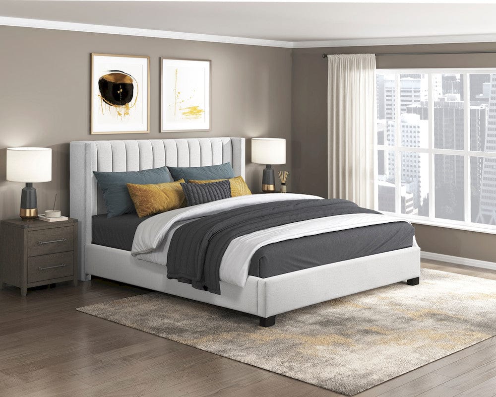 Homelegance  - Emerson Eastern King Bed in a Box in Beige - 2399K-1EK  view 8