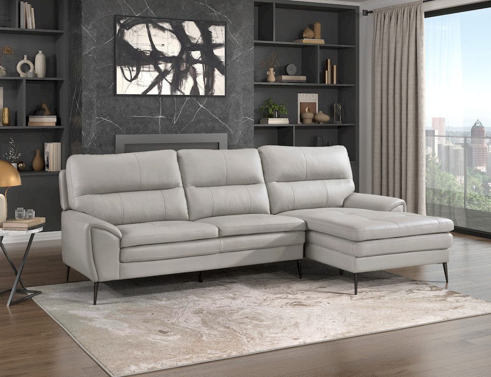 Homelegance  - Essex 2-Piece Sectional W/ Right Chaise in Gray - 8577GYxSC  view 4