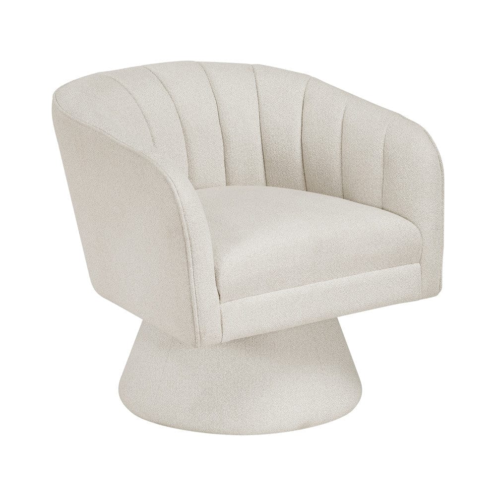 Homelegance  - Eve Swivel Chair in Beige - 1027BE-1  view 1