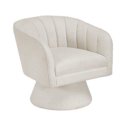 Homelegance  - Eve Swivel Chair in Beige - 1027BE-1  view 1
