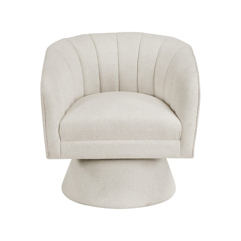 Homelegance  - Eve Swivel Chair in Beige - 1027BE-1  view 2