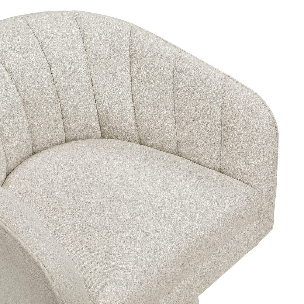 Homelegance  - Eve Swivel Chair in Beige - 1027BE-1  view 6