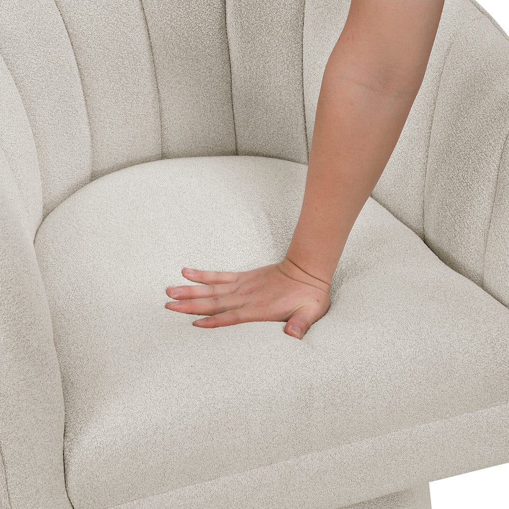 Homelegance  - Eve Swivel Chair in Beige - 1027BE-1  view 7