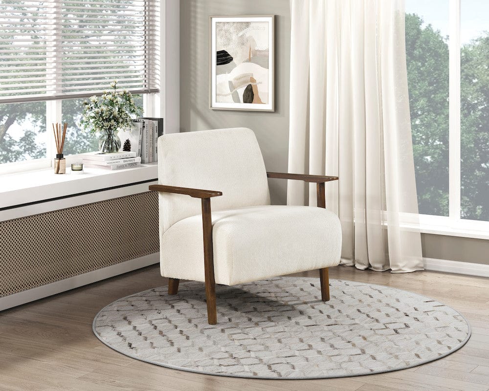 Homelegance  - Ezra Accent Chair in Beige - 1059BEG-1  view 8