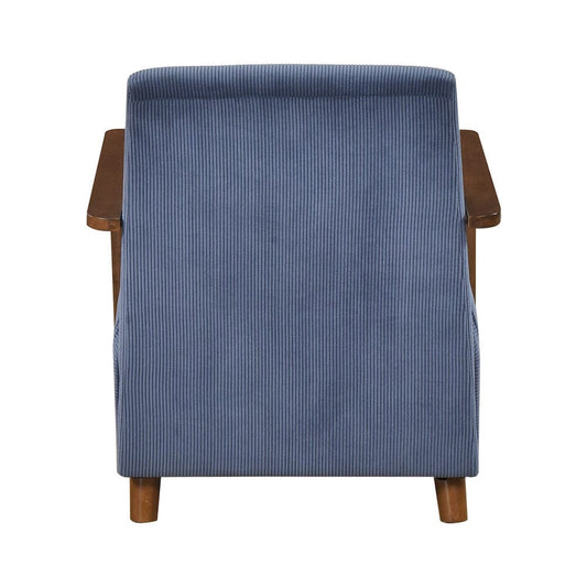 Homelegance  - Ezra Accent Chair in Blue - 1059BUE-1  view 2