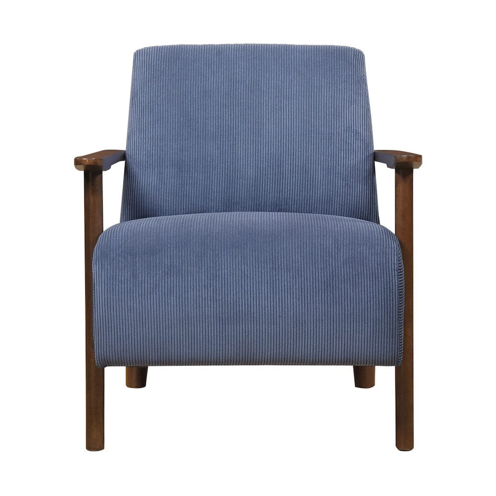 Homelegance  - Ezra Accent Chair in Blue - 1059BUE-1  view 6