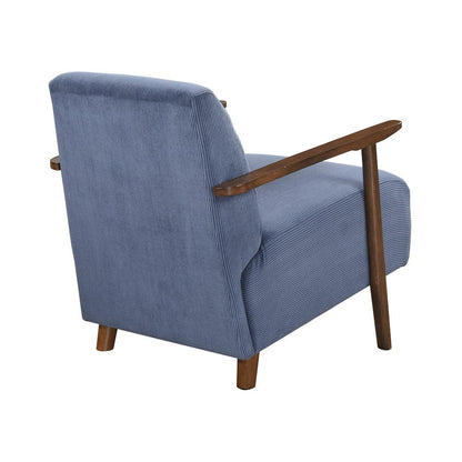 Homelegance  - Ezra Accent Chair in Blue - 1059BUE-1  view 8