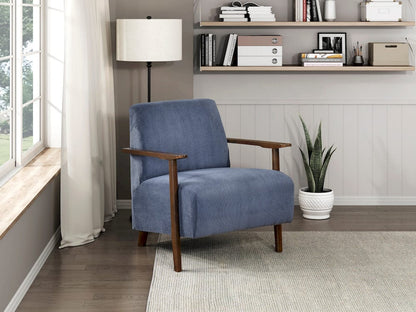 Homelegance  - Ezra Accent Chair in Blue - 1059BUE-1  view 9