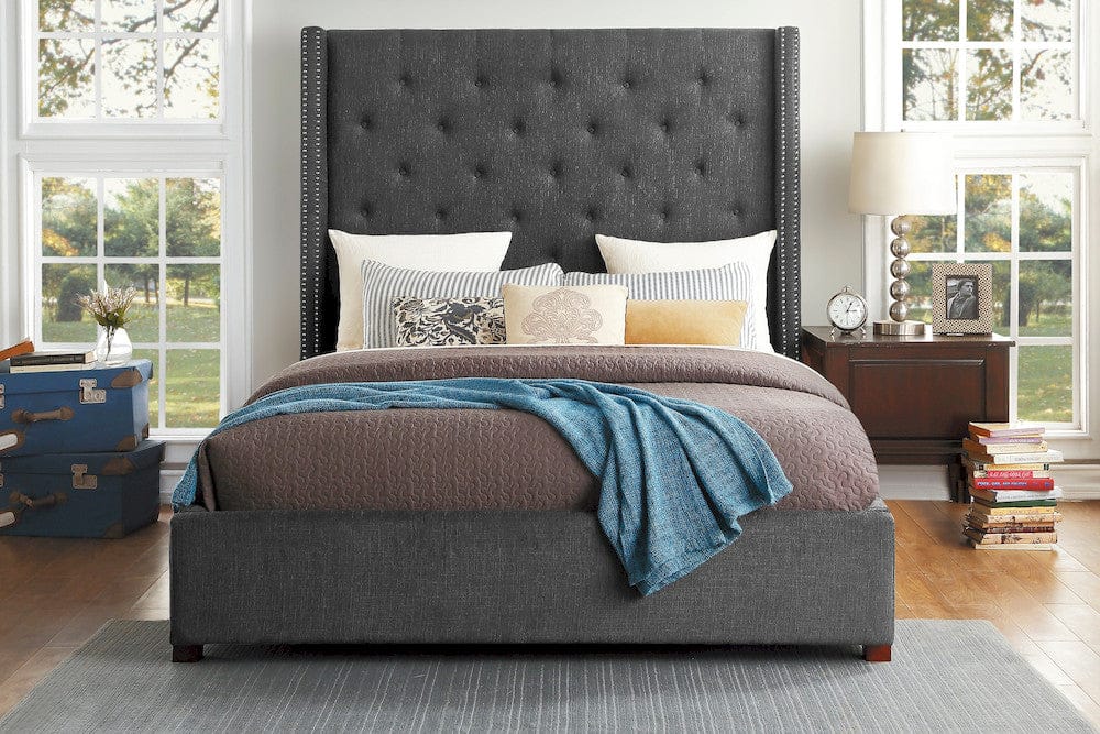 Homelegance  - Fairborn California King Platform Bed in Gray - 5877KGY-1CKx  view 7