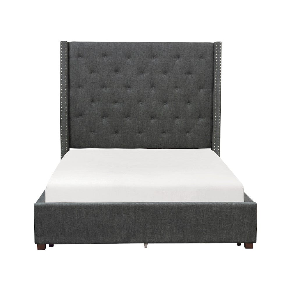 Homelegance  - Fairborn Eastern King Platform Bed in Gray - 5877KGY-1EKx  view 1
