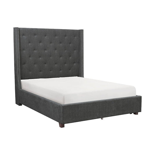 Homelegance  - Fairborn Full Platform Bed in Gray - 5877FGY-1x  view 1