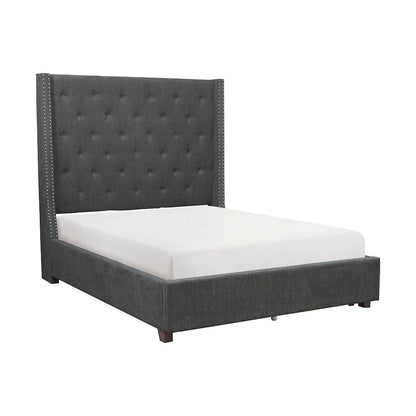 Homelegance  - Fairborn Queen Platform Bed in Gray - 5877GY-1x  view 2