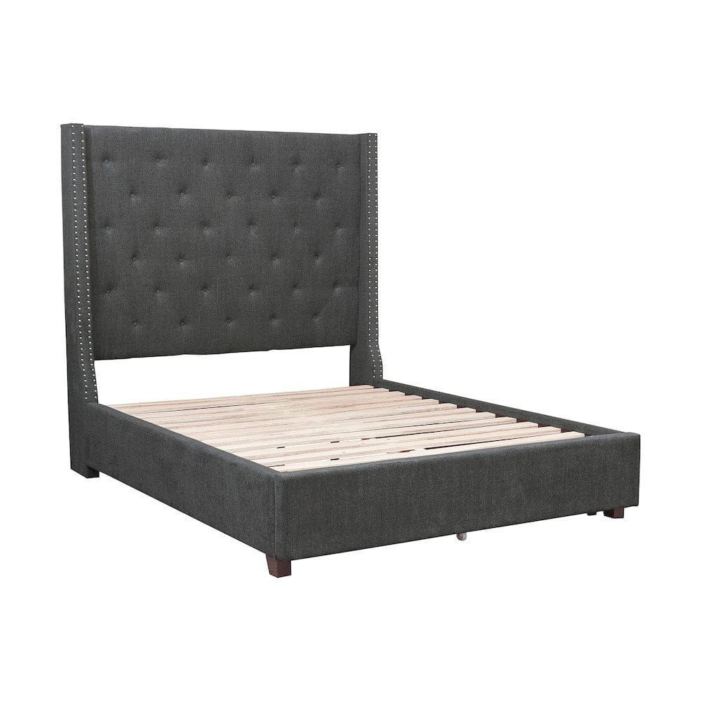 Homelegance  - Fairborn Queen Platform Bed in Gray - 5877GY-1x  view 4