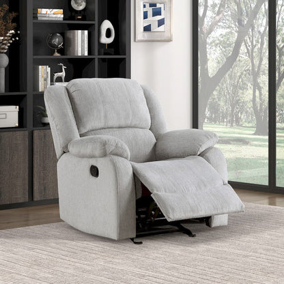 Homelegance  - Fairview Glider Reclining Chair in Gray - 8526CN-1GD  view 6
