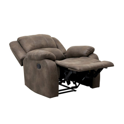 Homelegance  - Fairview Reclining Chair in Brown - 8526BR-1  view 4