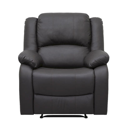 Homelegance  - Fairview Reclining Chair in Dark brown - 8526DBPU-1  view 1
