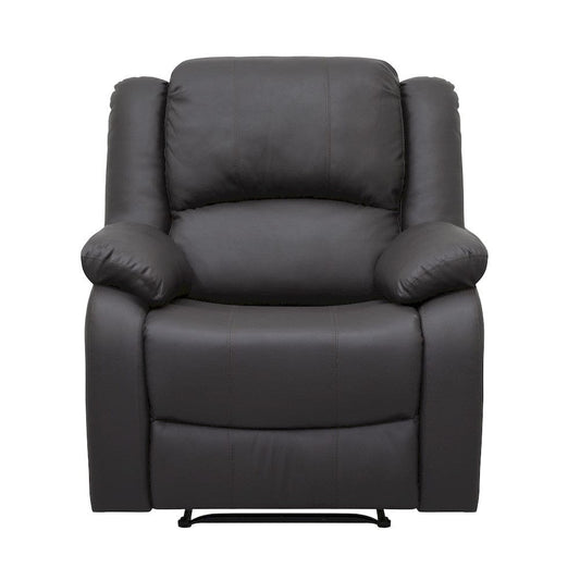 Homelegance  - Fairview Reclining Chair in Dark brown - 8526DBPU-1  view 1