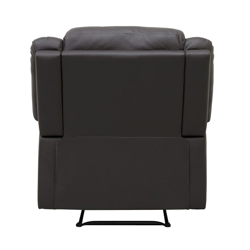 Homelegance  - Fairview Reclining Chair in Dark brown - 8526DBPU-1  view 4