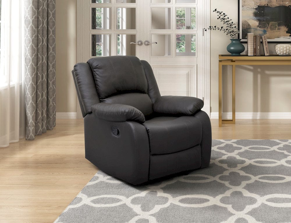 Homelegance  - Fairview Reclining Chair in Dark brown - 8526DBPU-1  view 6